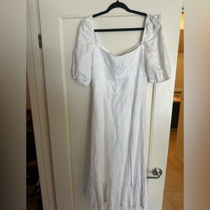 Reformation Cream Puff Sleeve Midi Sundress